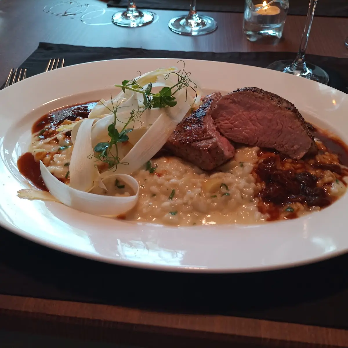 Filetsteak Mit Risotto