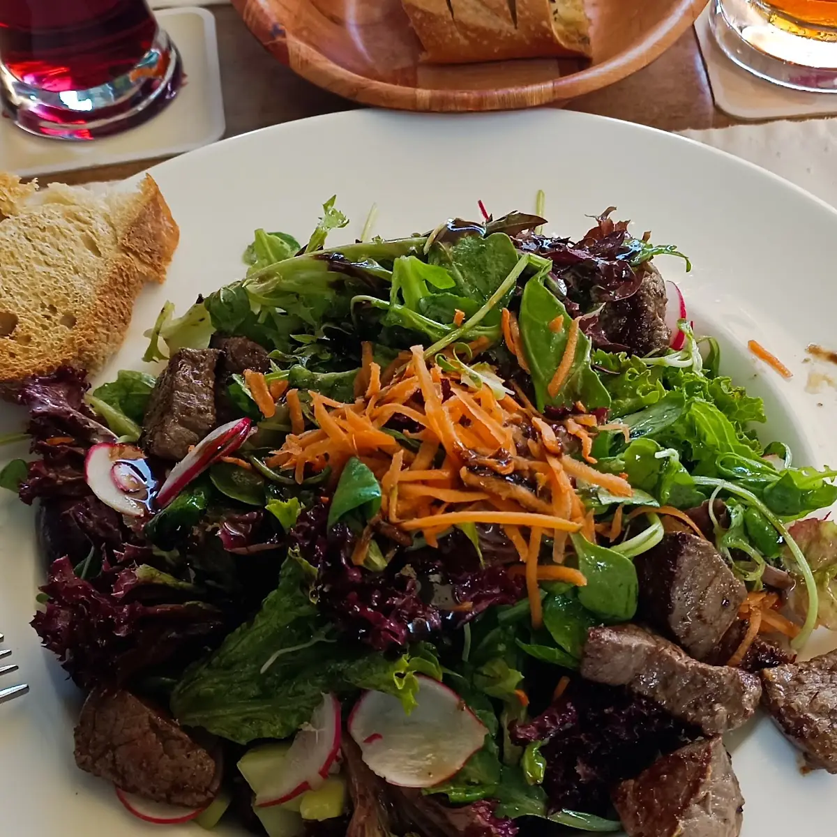 Salat Mit Rinderfilet