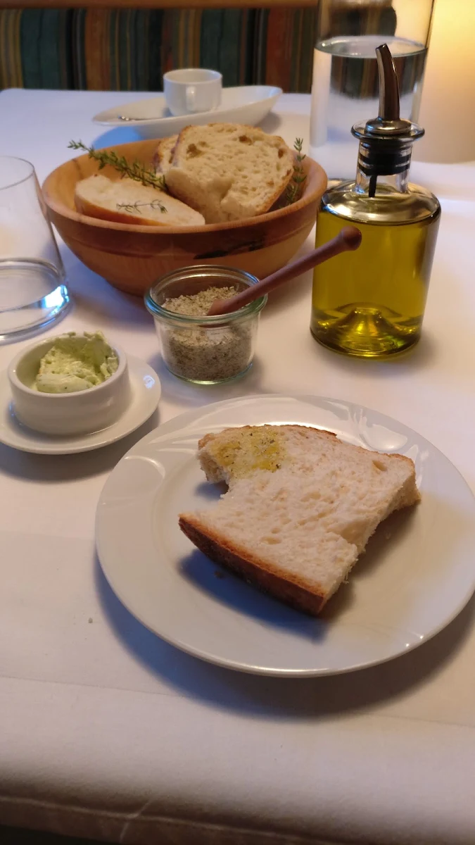 Brot Mit Butter Salz Und Öl