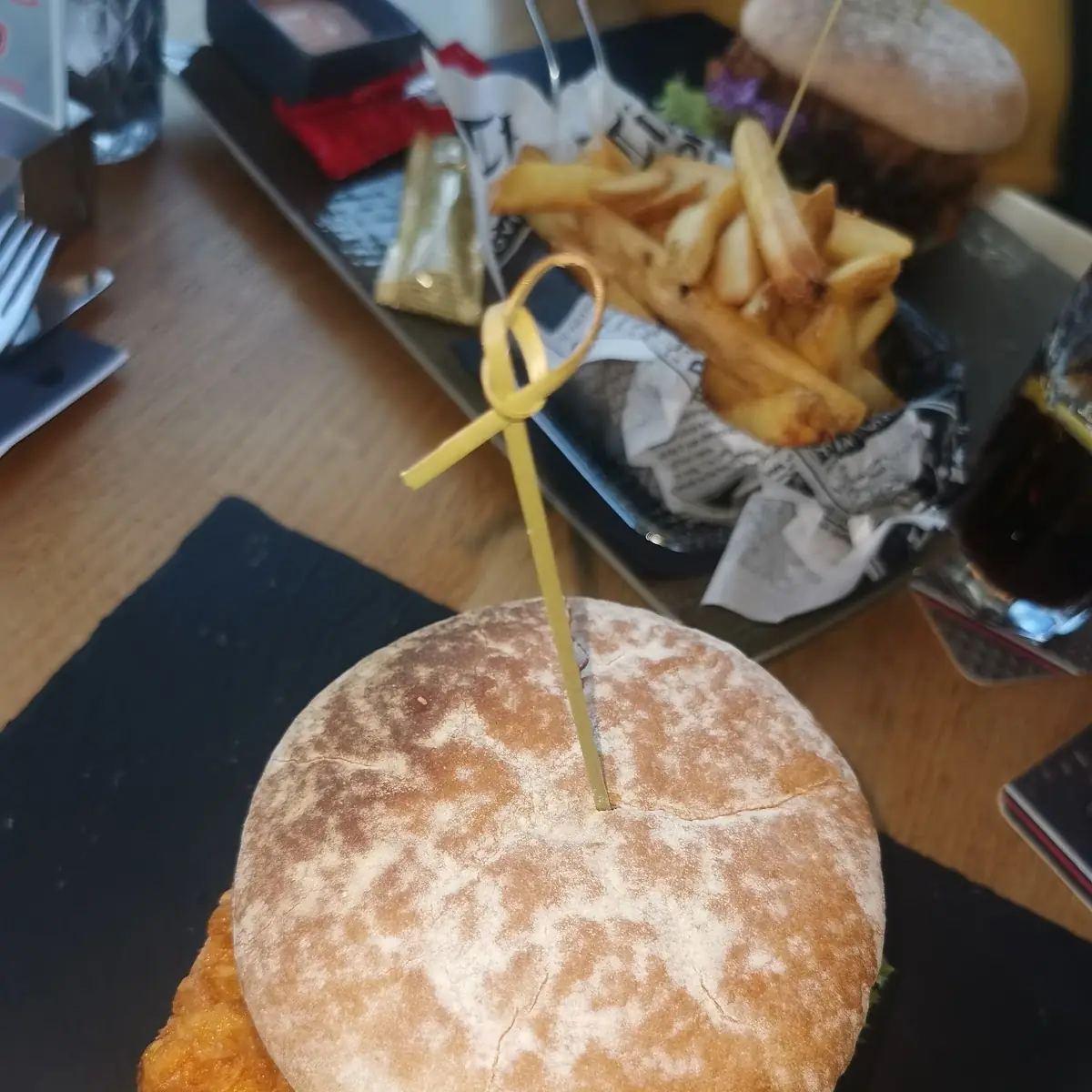 Chicken In Cornflakes Panade Burger