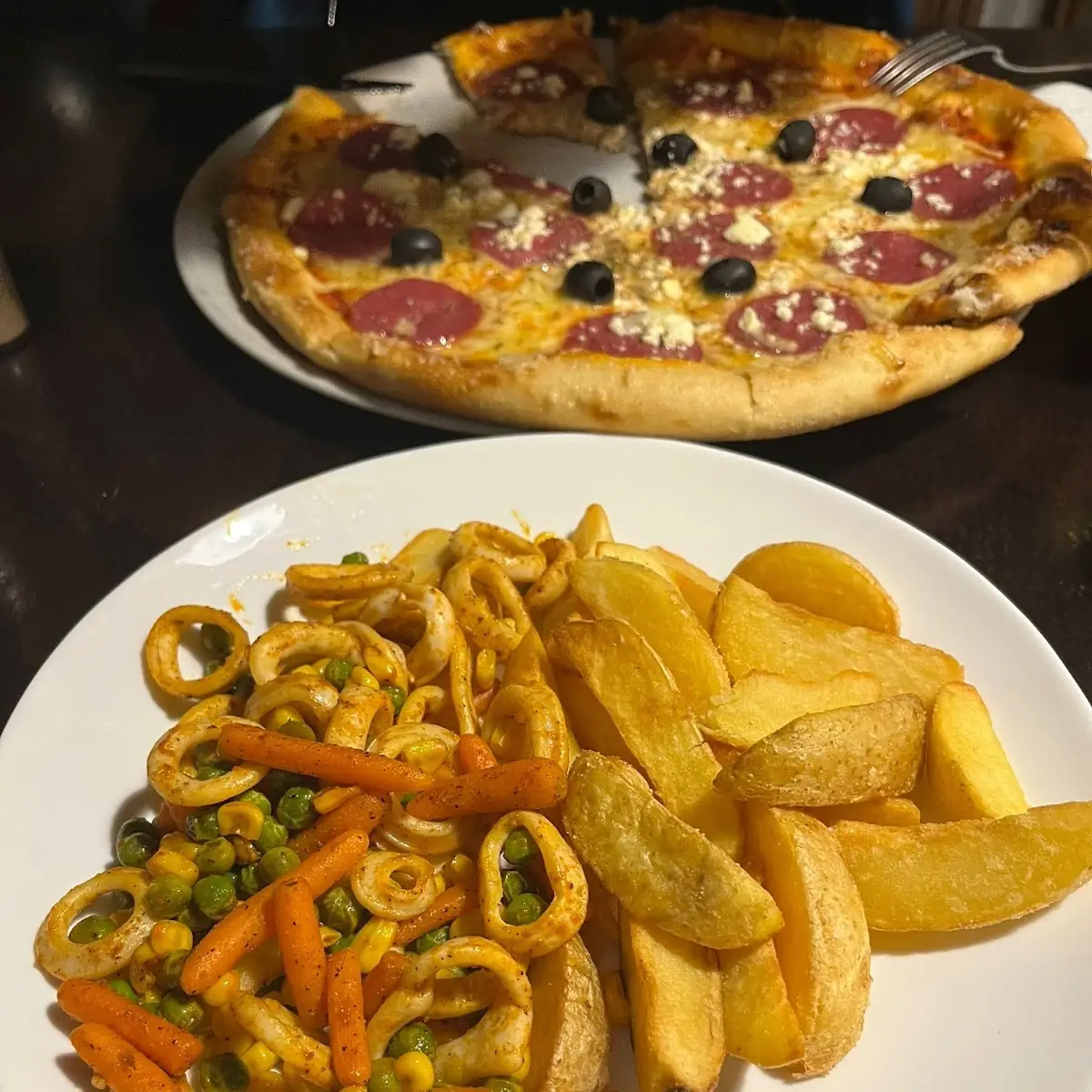 Gegrillte Calamari Mit Grillgemüse