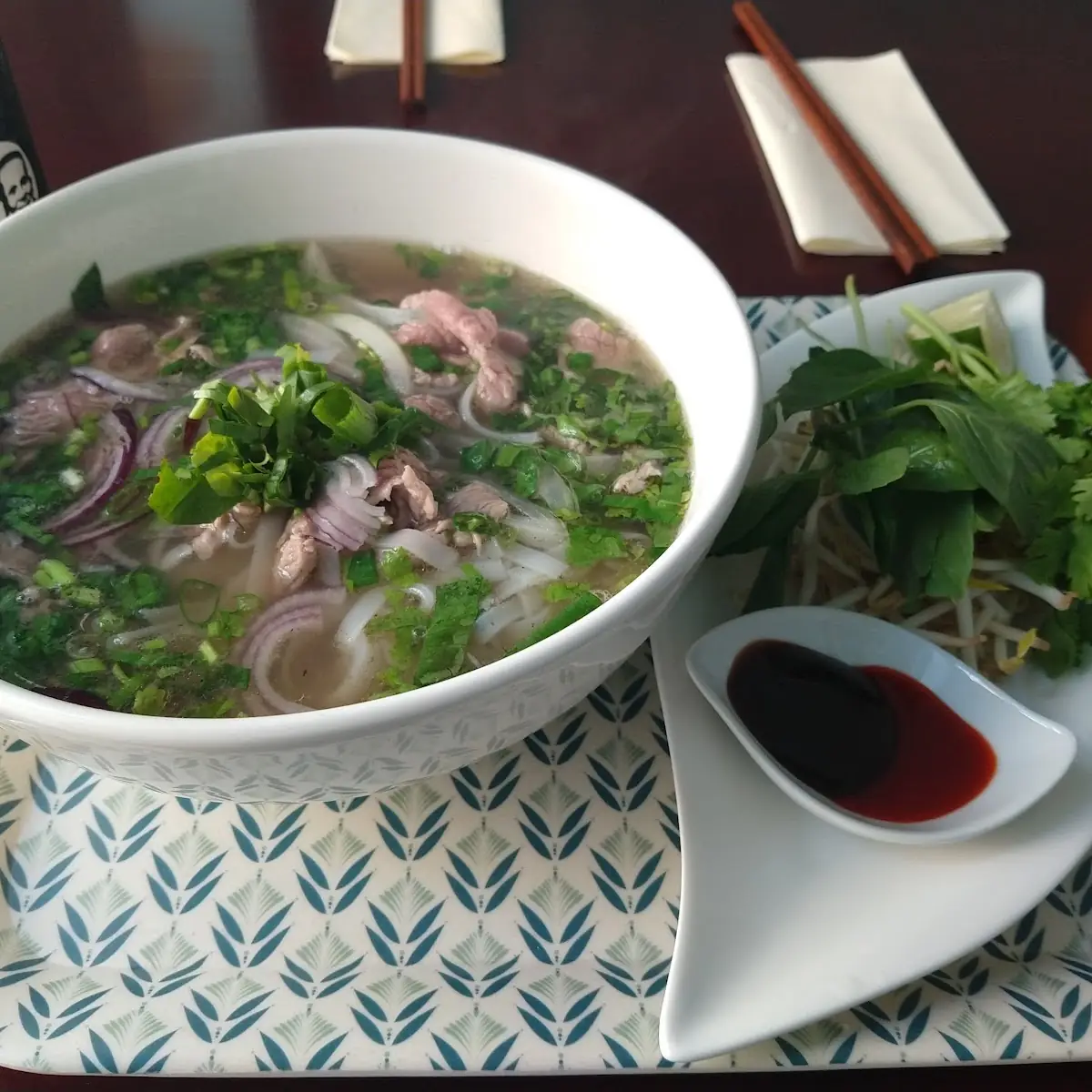 Nudelsuppe Mit Rindfleisch