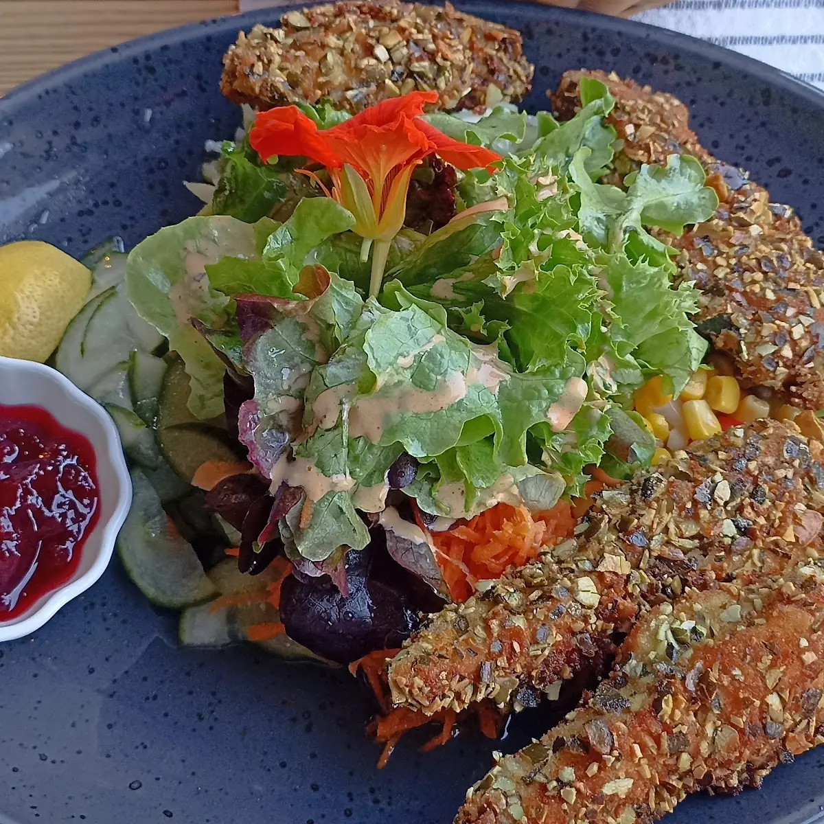 Hähnchen Im Kürbismantel