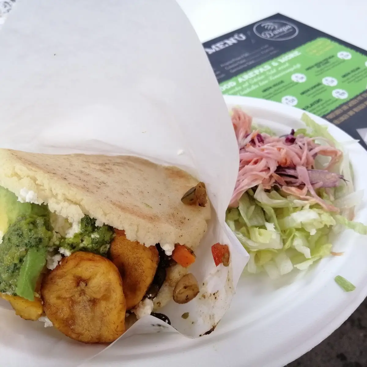 Arepa Vegetariana
