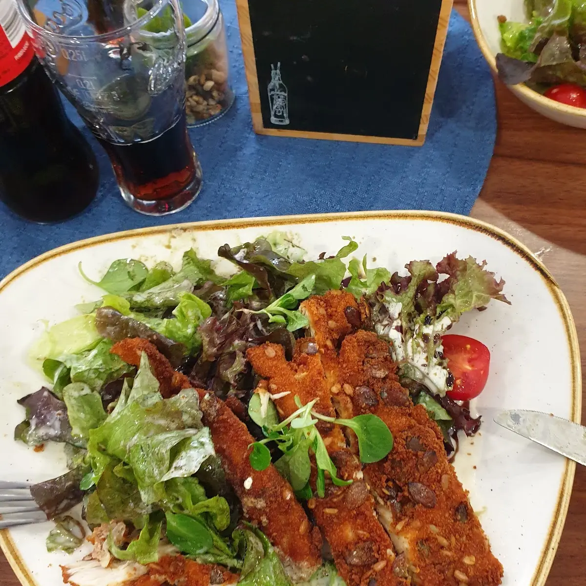 Backhendl Salatteller