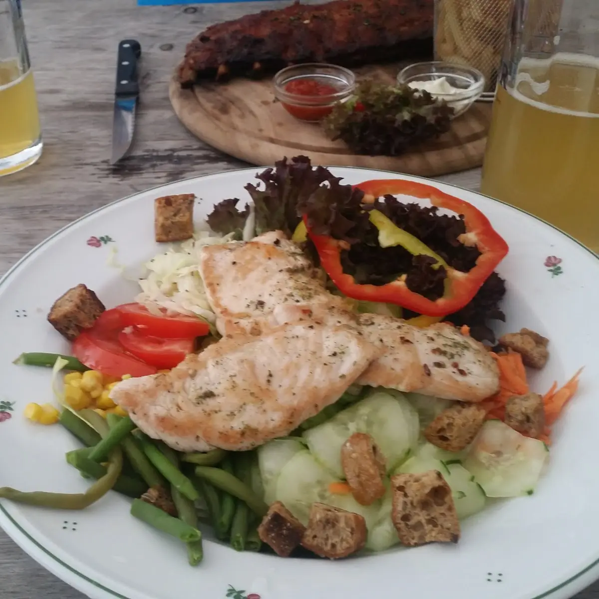 Salat Mit Putenschnitzel