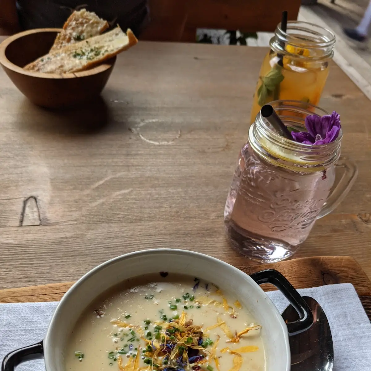 Knoblauchcremesuppe