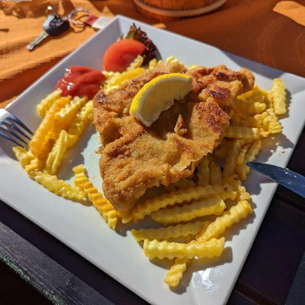 Schnitzel Mit Pommes