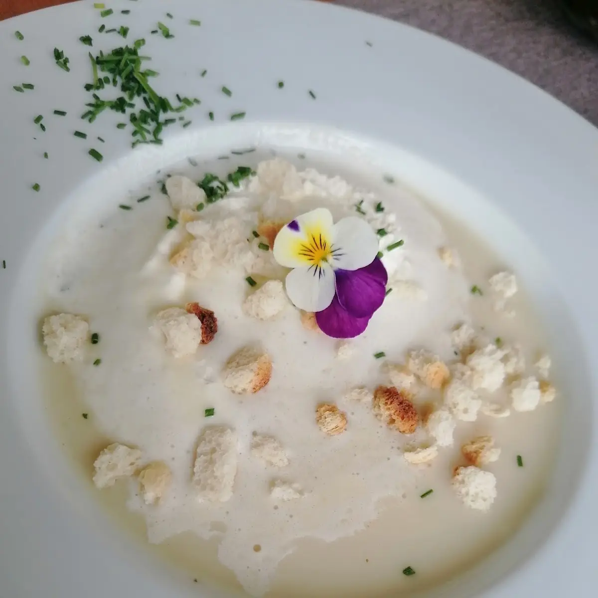 Knoblauchcremsuppe
