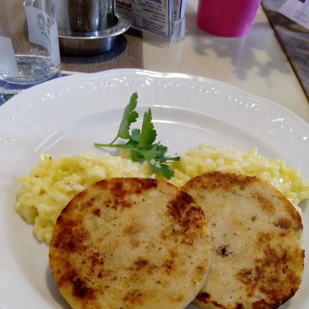 Risotto Und Semmelknödel