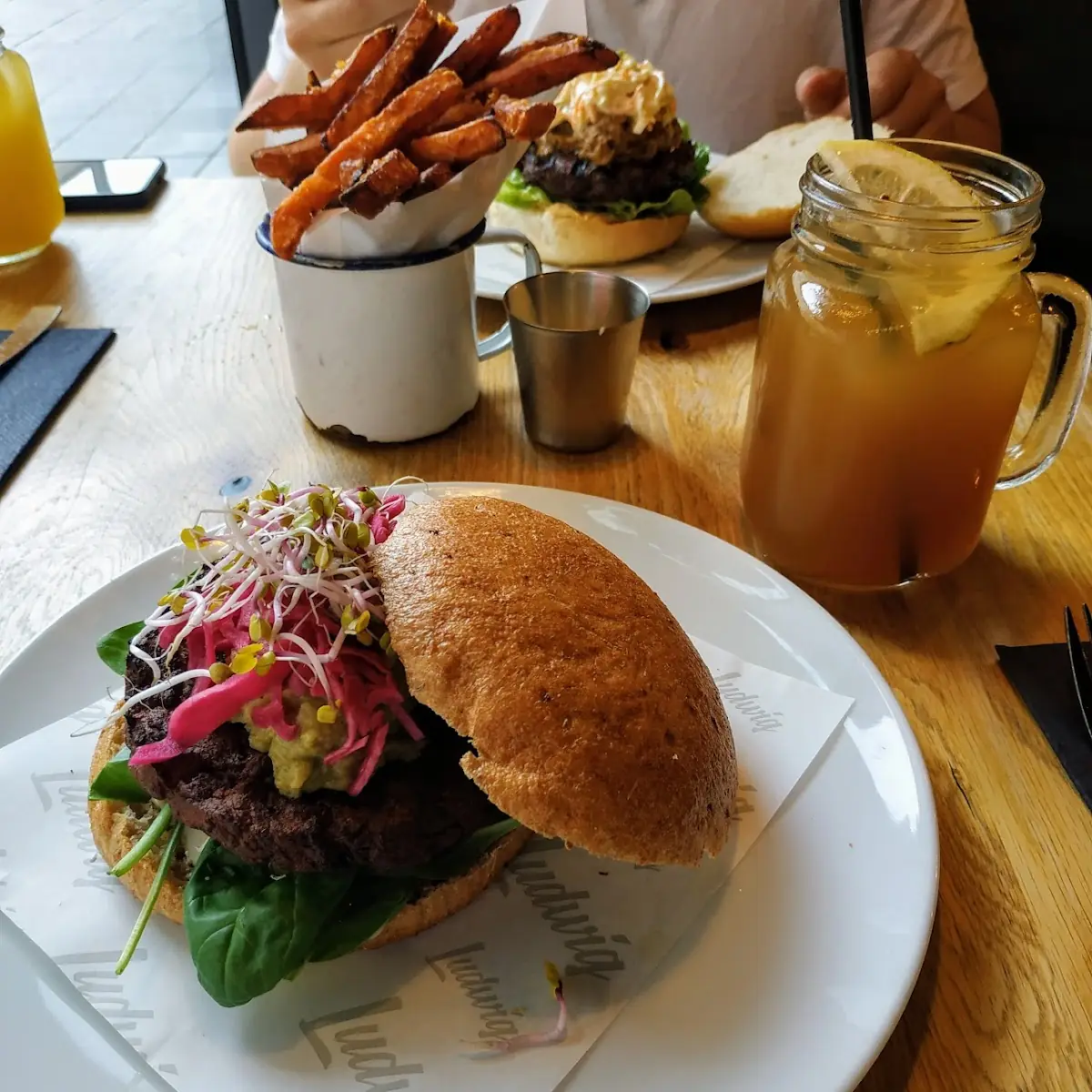 Veganer Burger