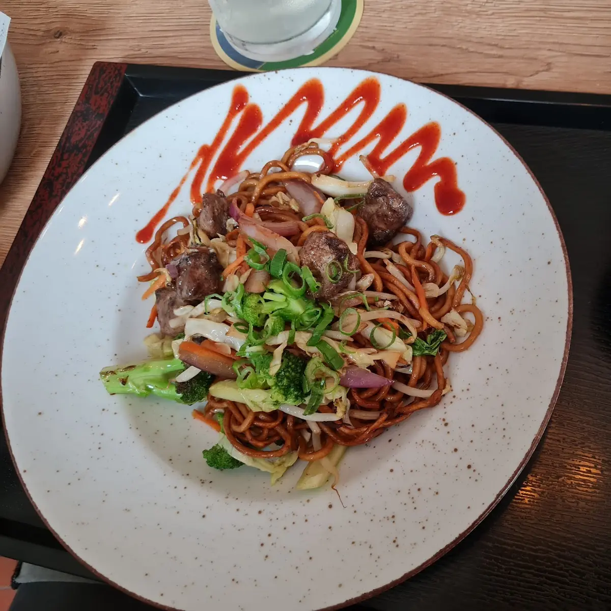 Gebratene Nudeln Mit Rindfleisch