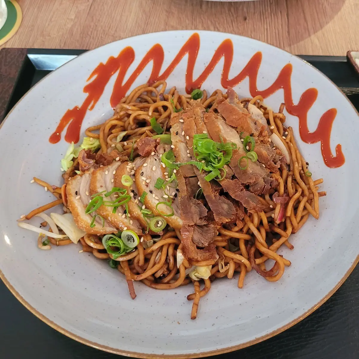 Kamo Fried Knusprige Ente Mit Teriyakisauce