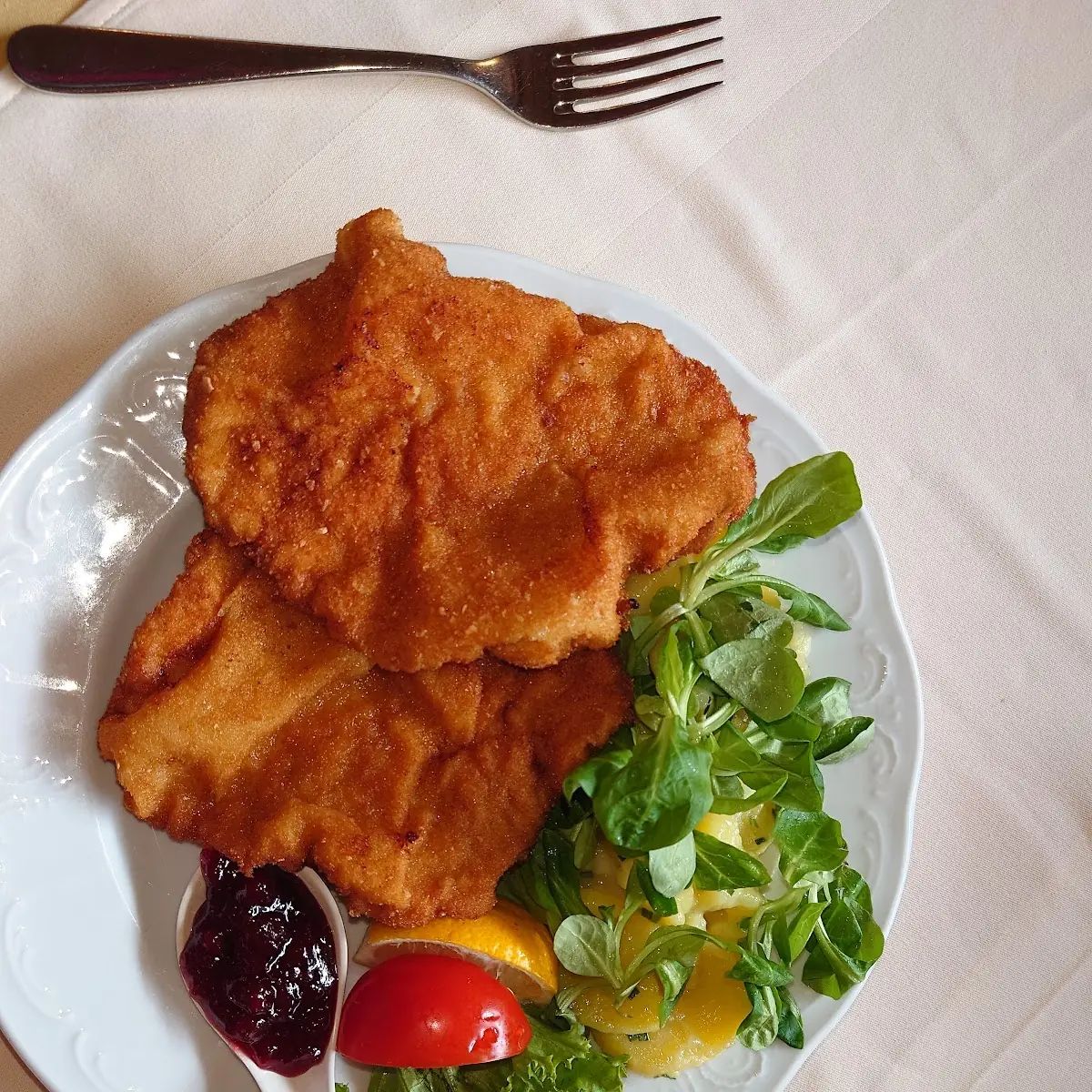 Wiener Schnitzel Wiener Art Mit Kartoffelsalat