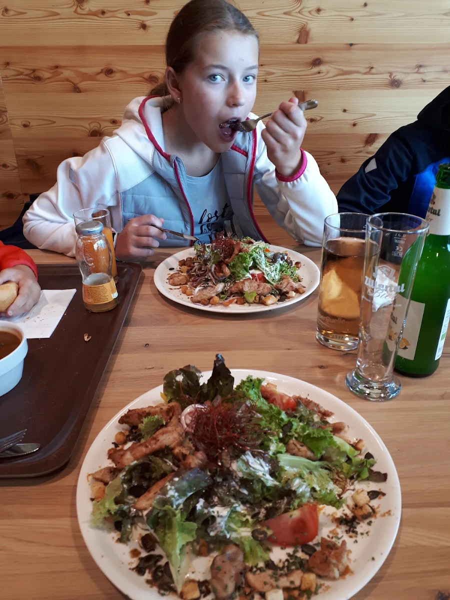 Salat Mit Putenstreifen