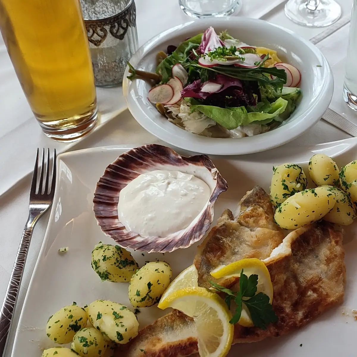 Gebratener Zander