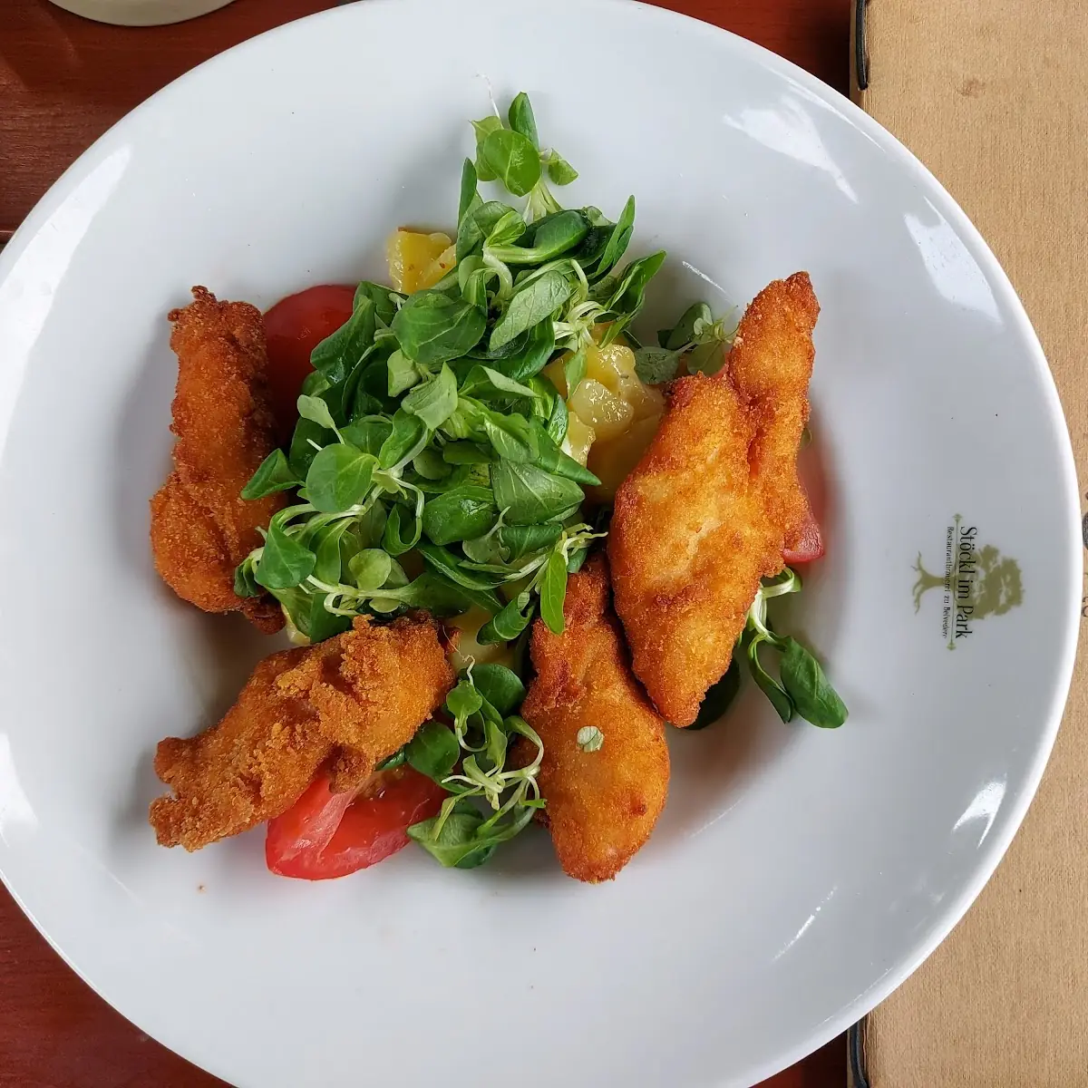 Backhendl Salat