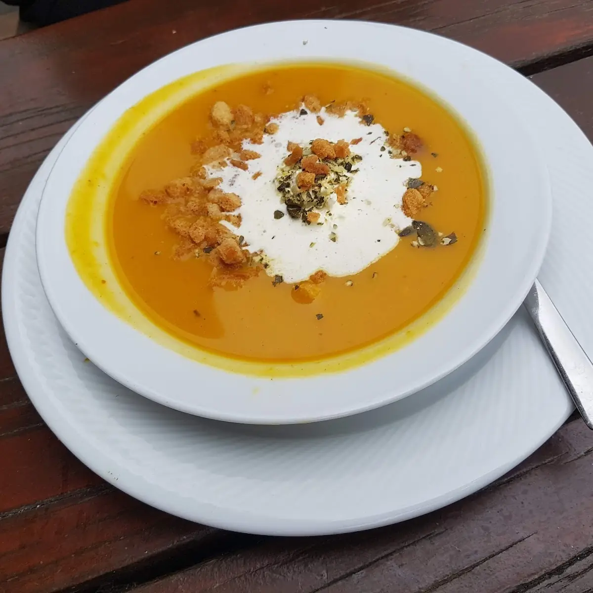 Kürbissuppe