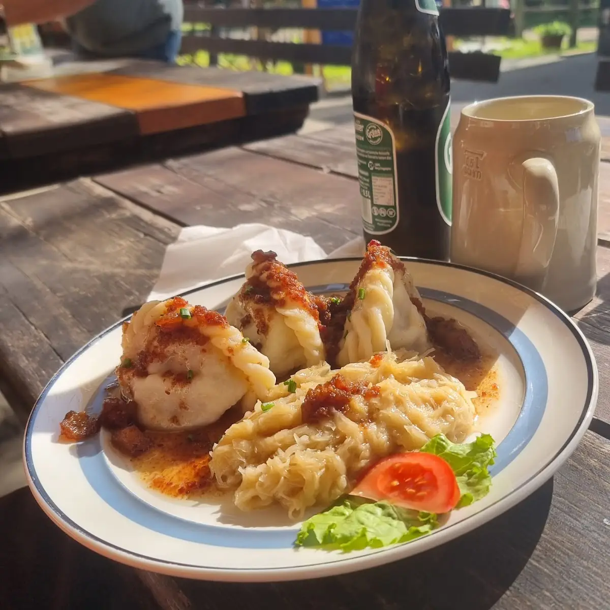 Fleischnudel Mit Sauerkraut