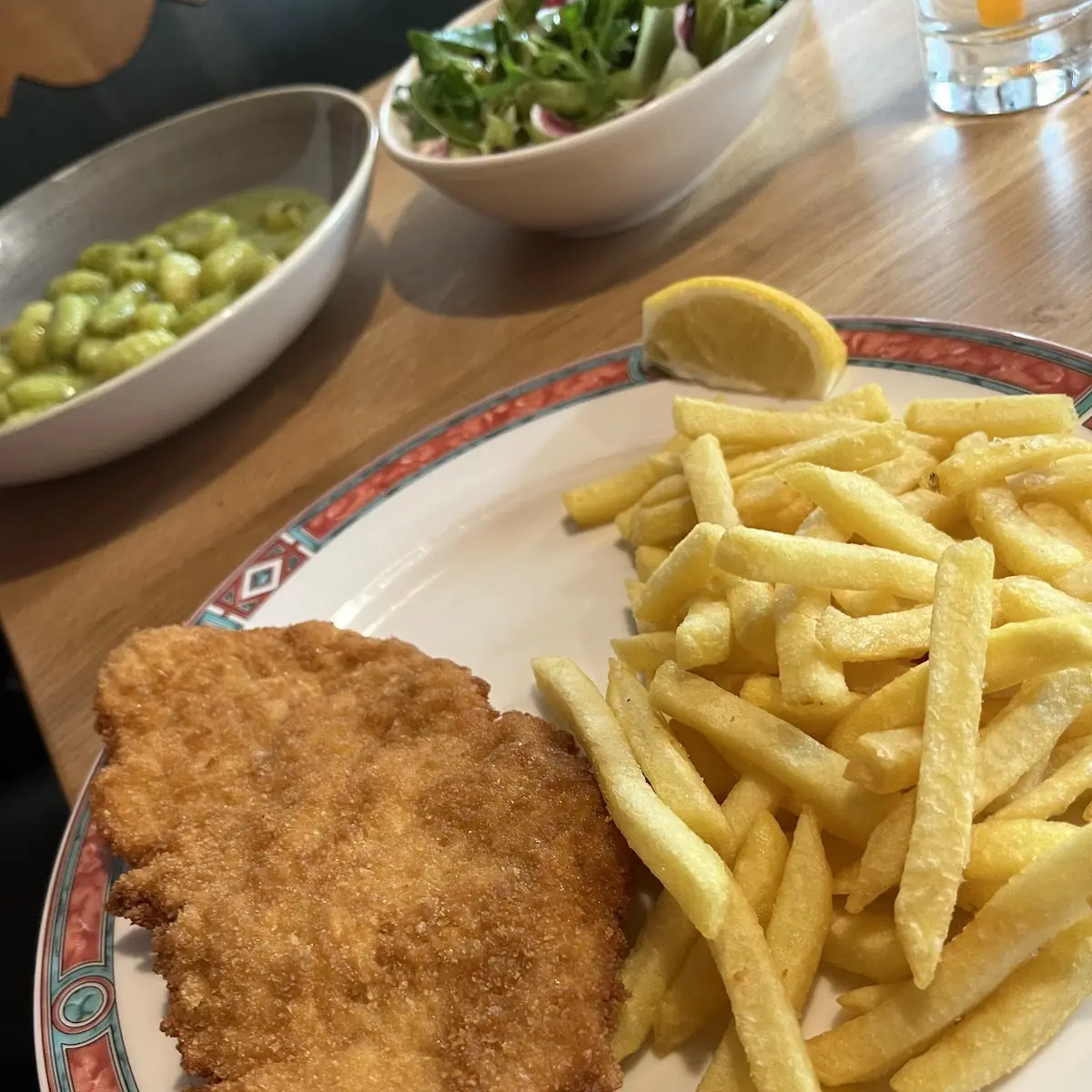 Kinderschnitzel Vom Huhn Mit Pommes
