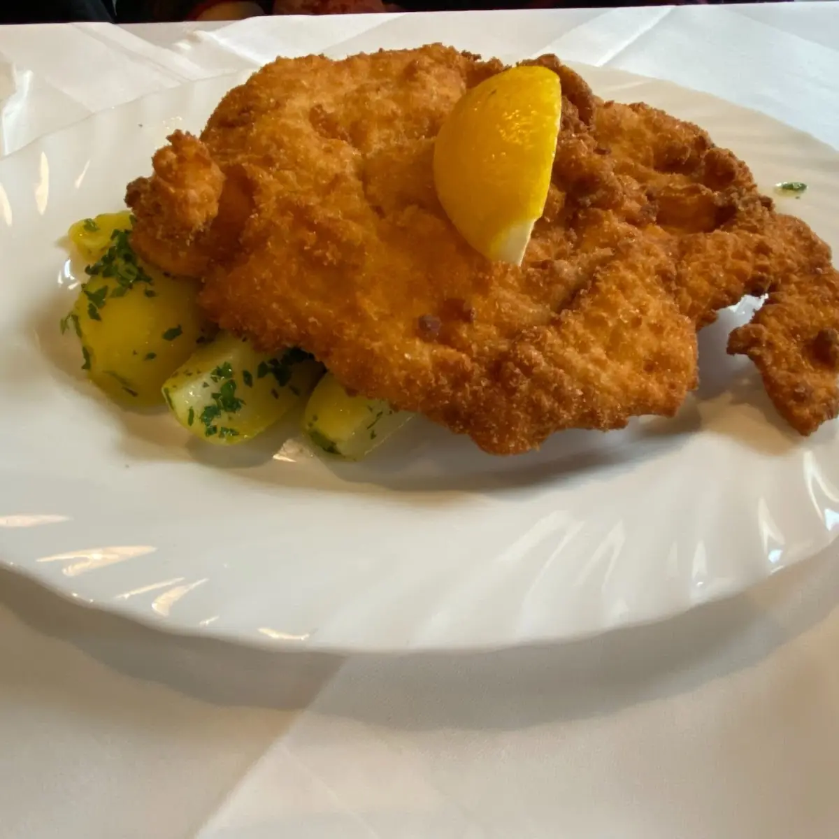 Wiener Schnitzel Mit Kartofel Salat