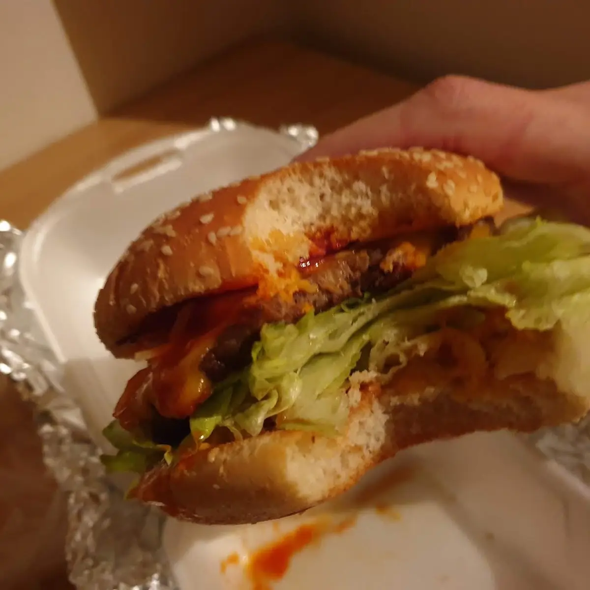 Dallas Burger 100 Rindfleisch Scharf