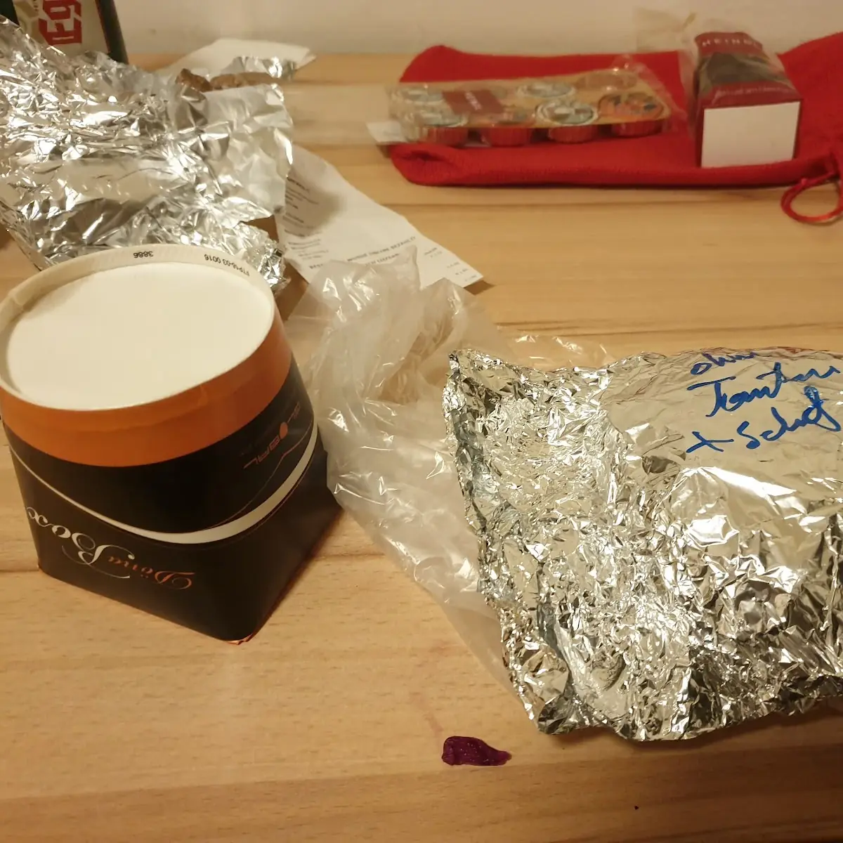 Döner Kebab Sandwich Und Döner Kebab Box