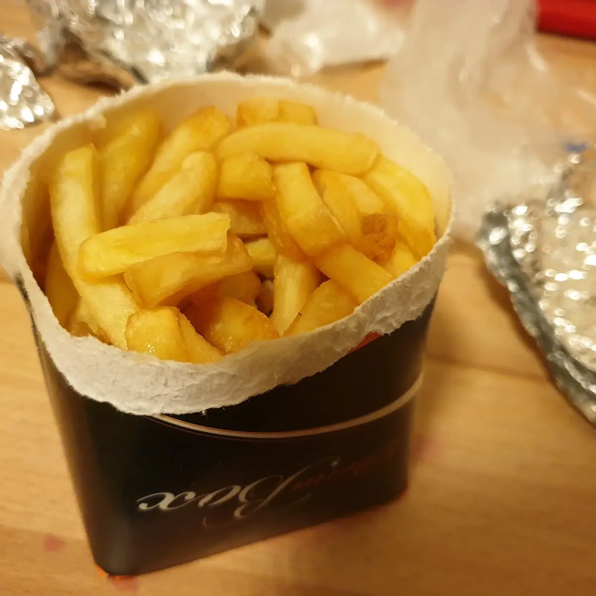 Kebab Box Mit Pommes Frittes