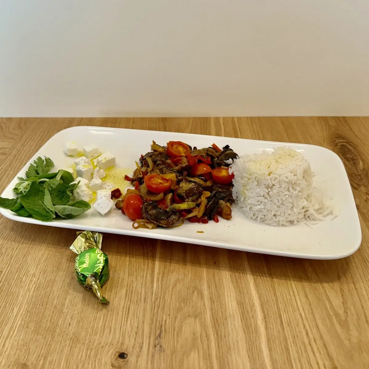 Grillgemüse Mit Tsatziki Und Basmatireis