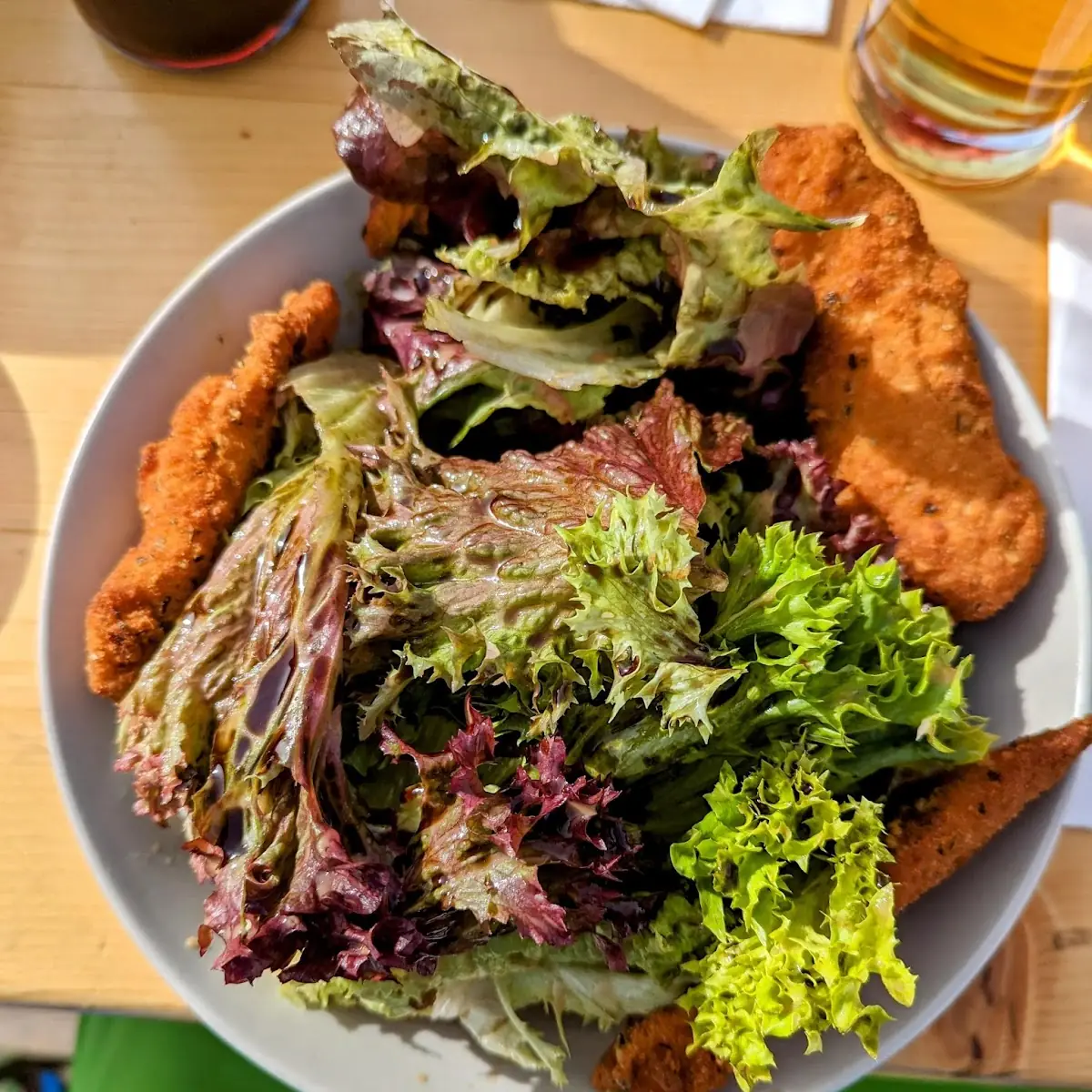 Backhendlsalat