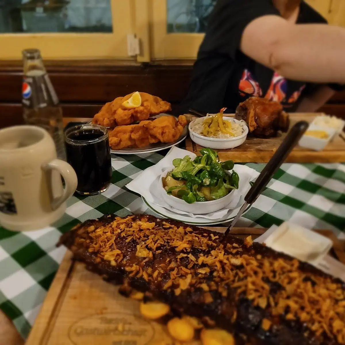 Wiener Schnitzel with from Pork with Home Made Potato Salad