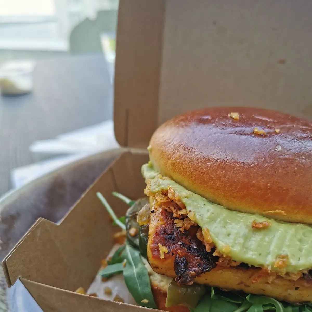 Veggie Burger with Grilled Halloumi Cheese