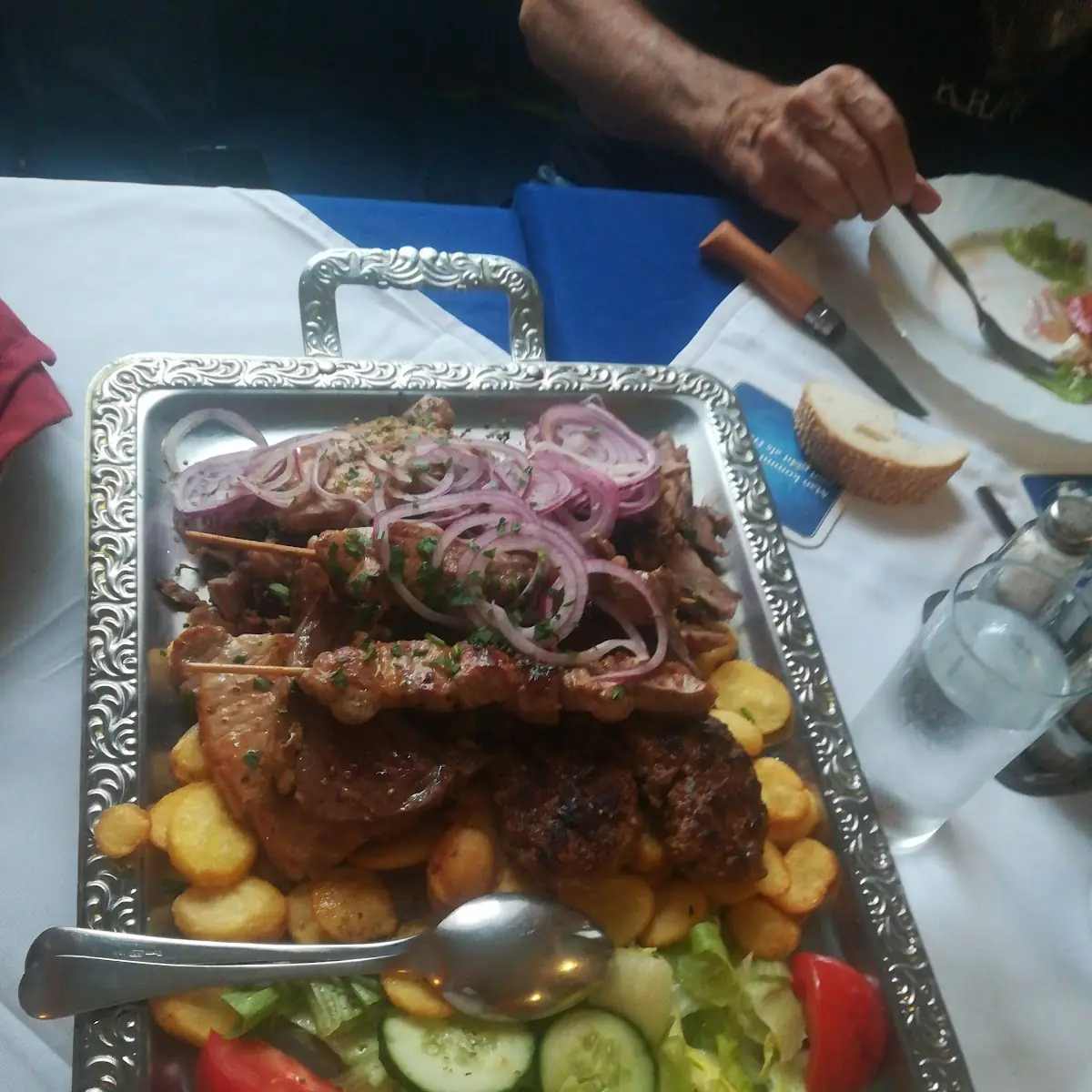 Brochette Greek Potatoes