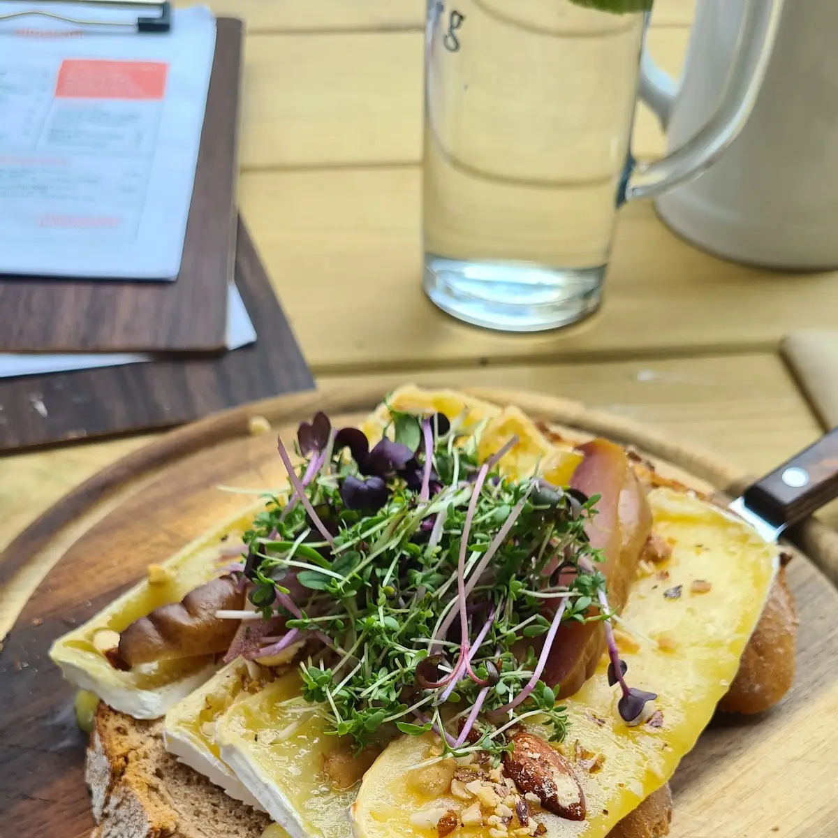 Überbackener Camembert