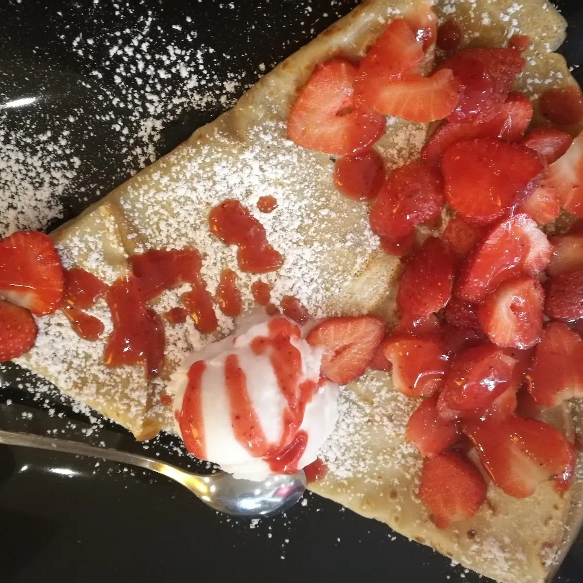 Erdbeer Crepes