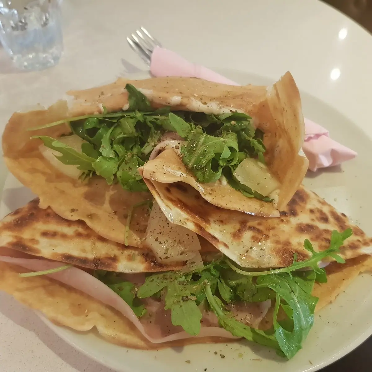 Ham and Cheese Crepe