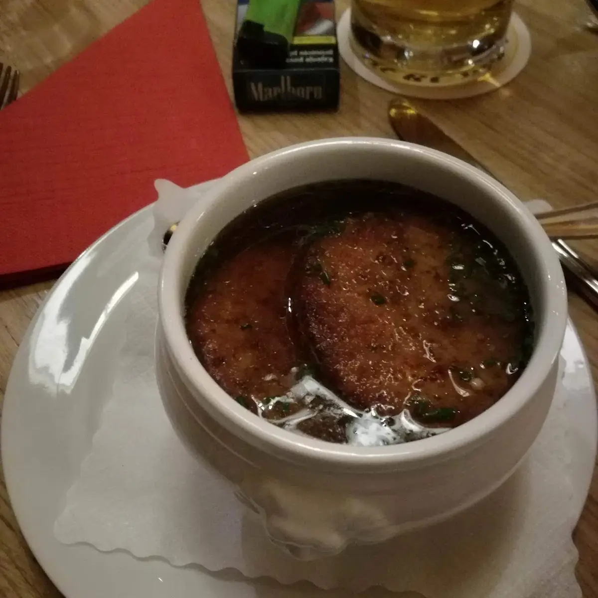 Kaspressknödelsuppe