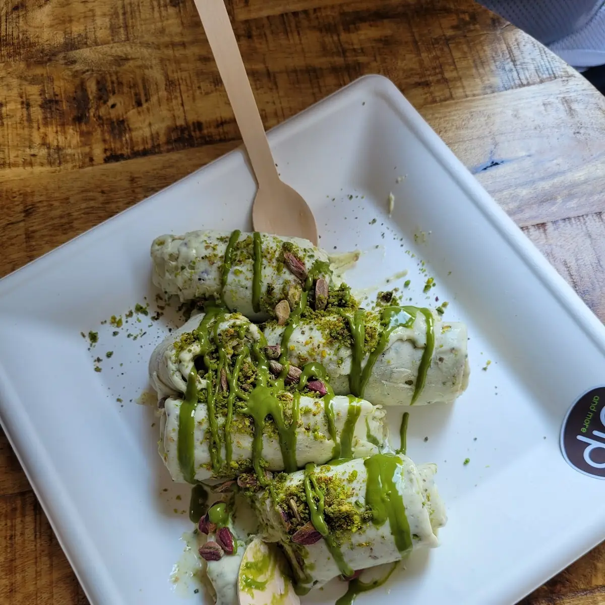 Ice Rolls Mit Pistazien