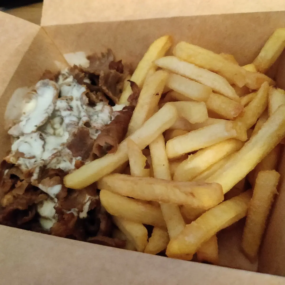 Dönerteller Mit Pommes