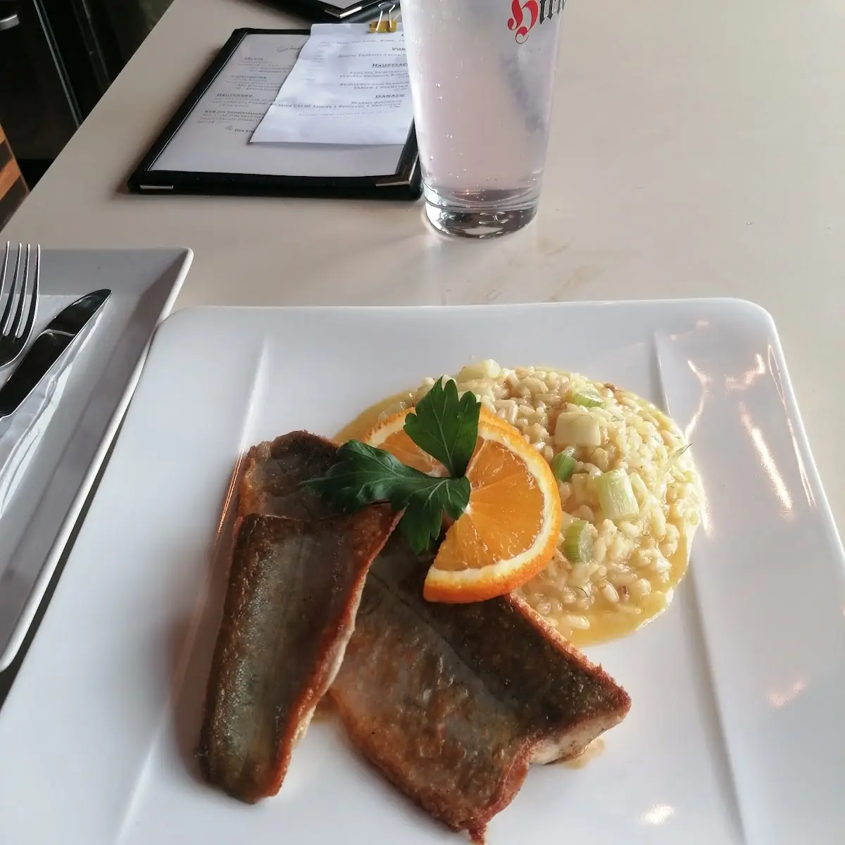 Fisch Mit Risotto
