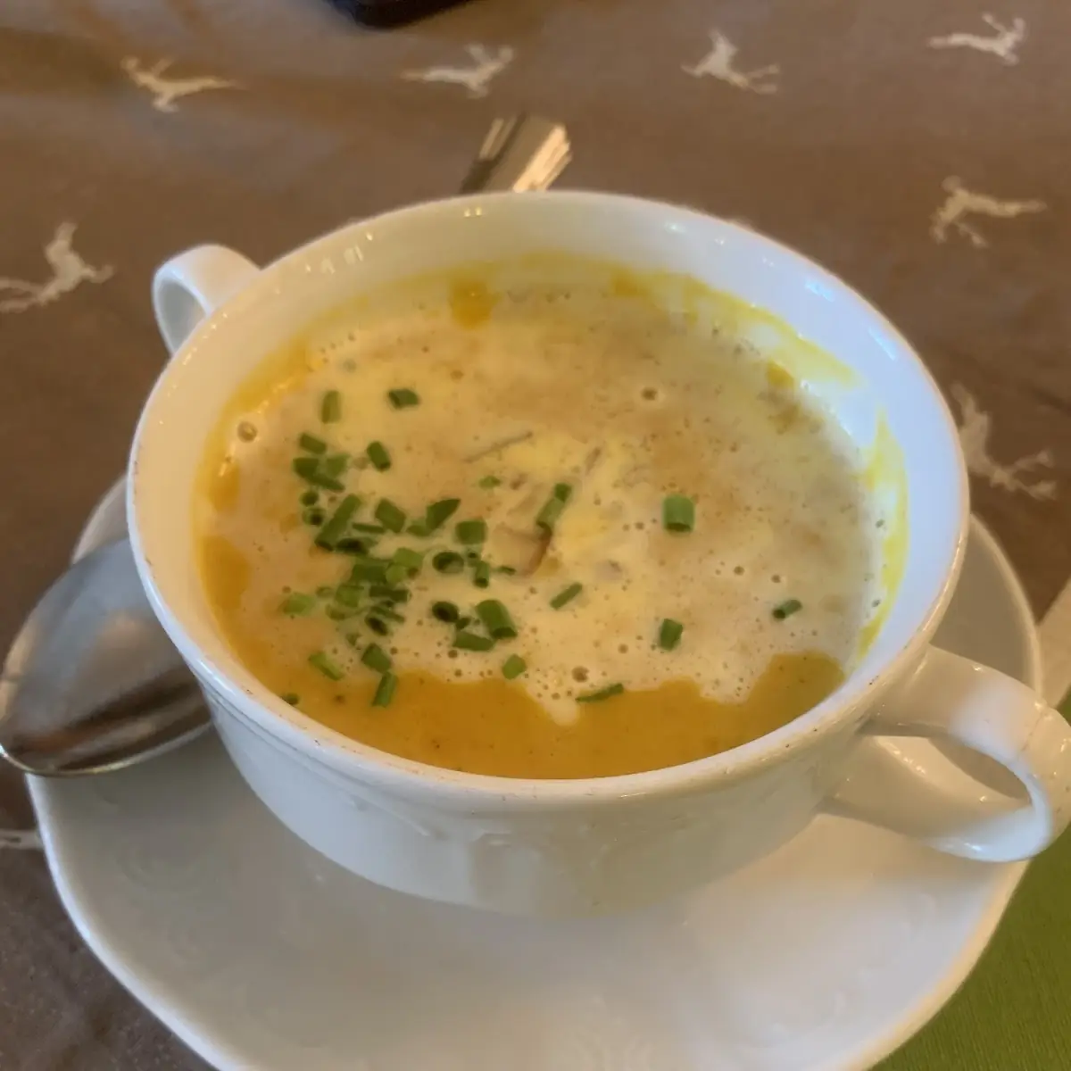 Kürbismaroni Suppe