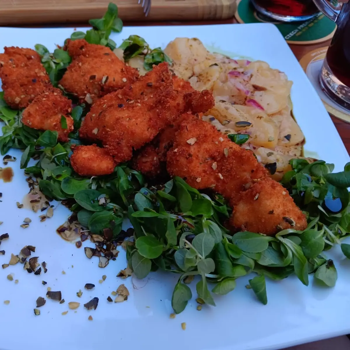 Backhendlsalat