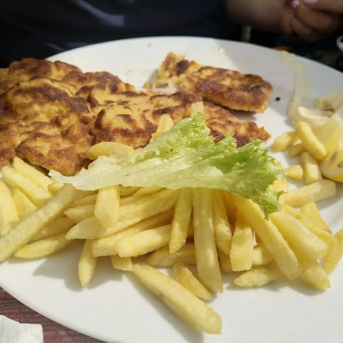 Schnitzel With Fries