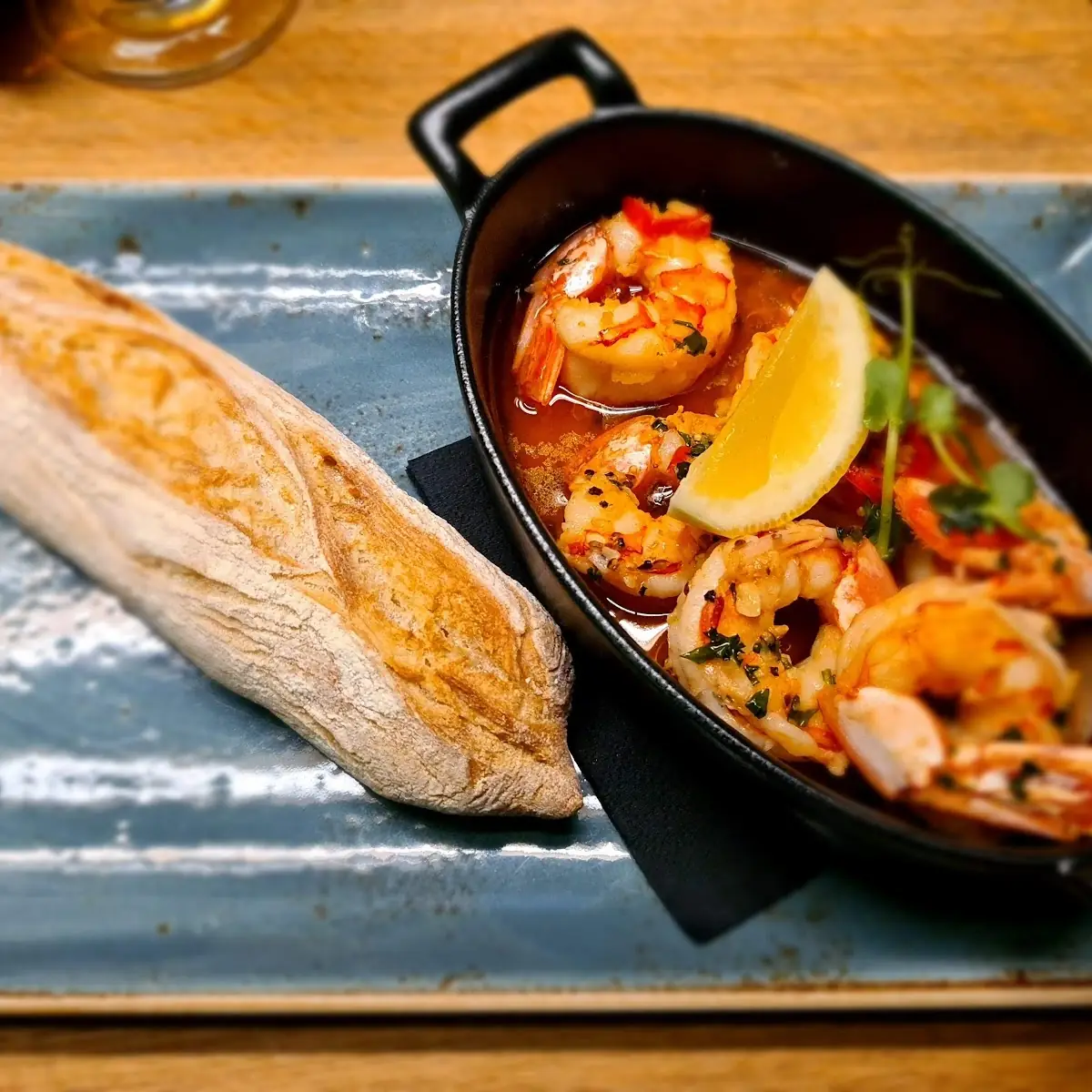 Scampi In Knoblauchöl