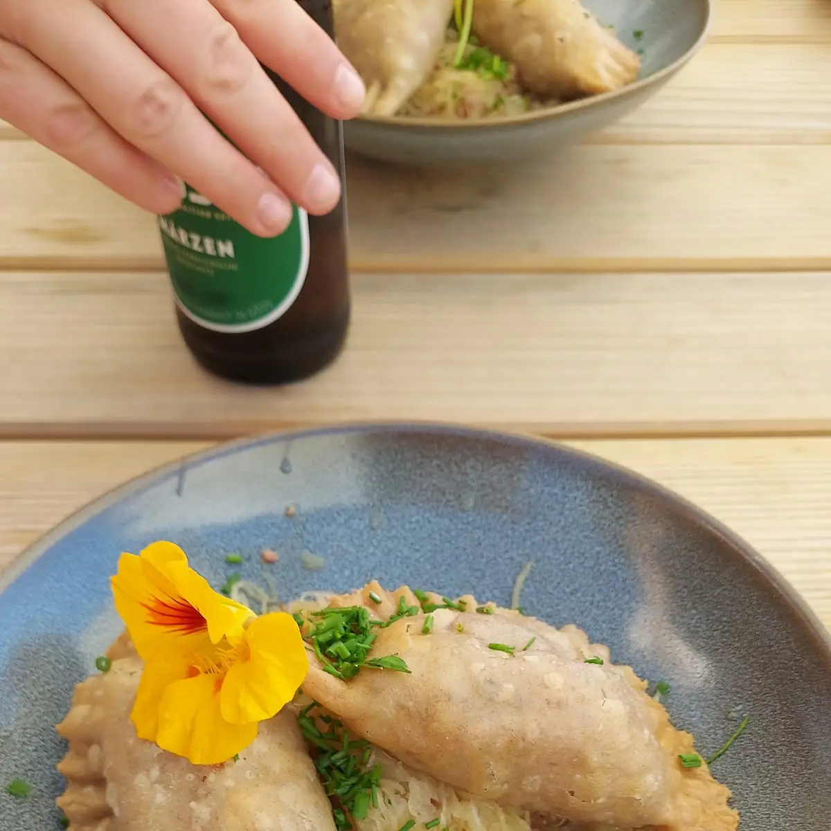 Fleisch Krapfen