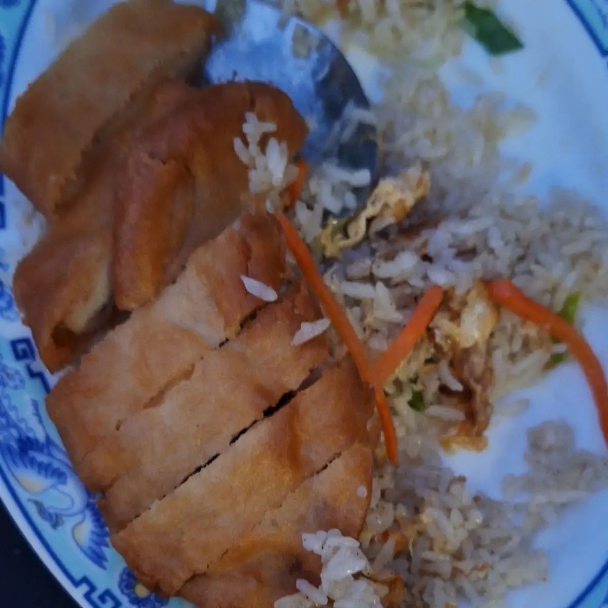 Nasi Goreng Mit Babi Pangang