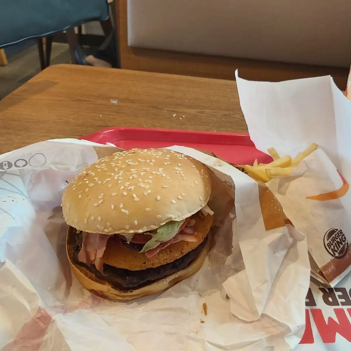 Whopper Big King with Cheeseburger