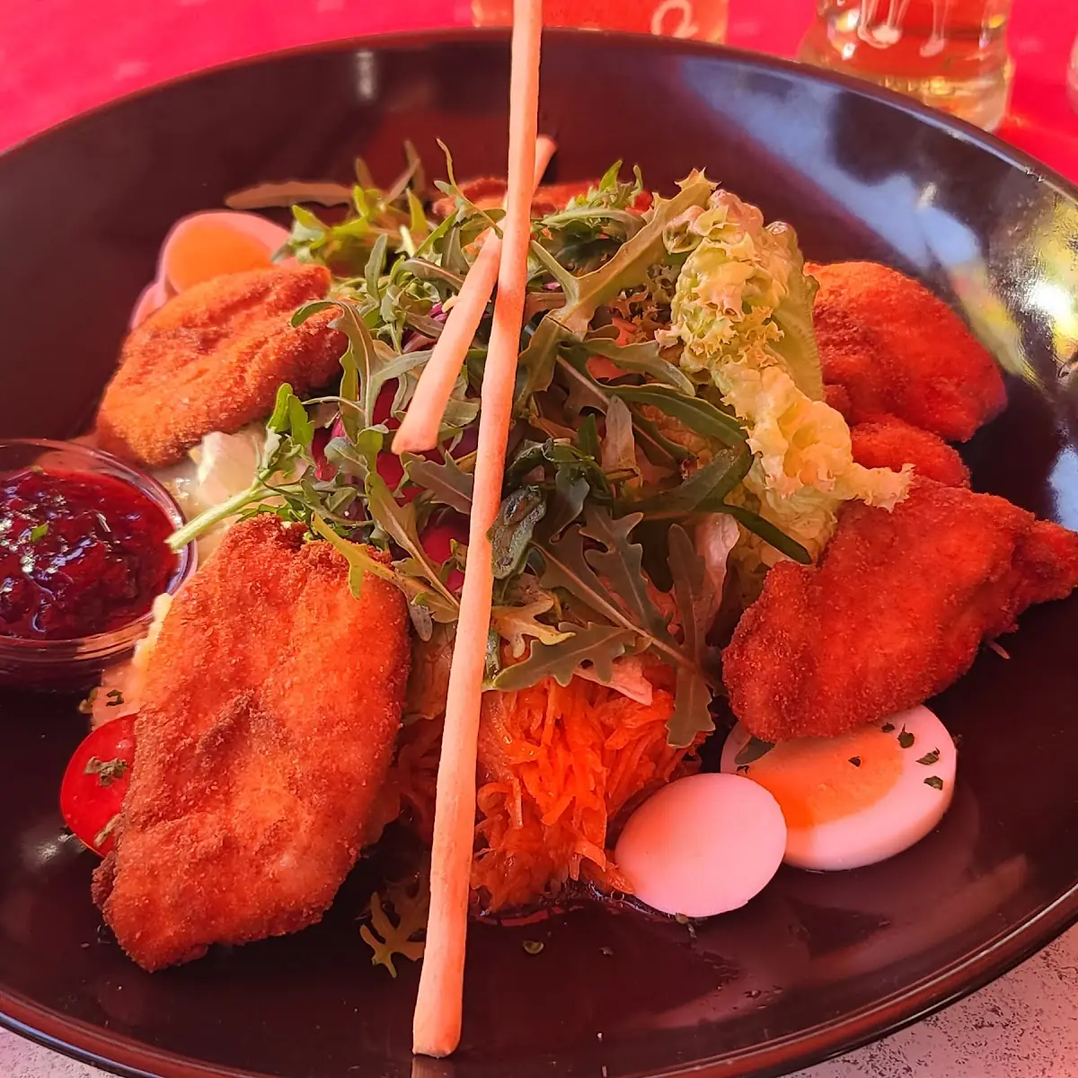 Backhendlsalat