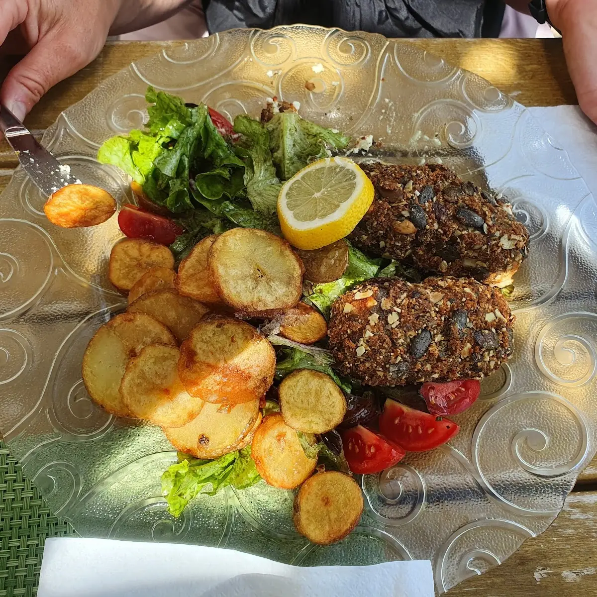 Schafskäse In Kürbiskernpanier