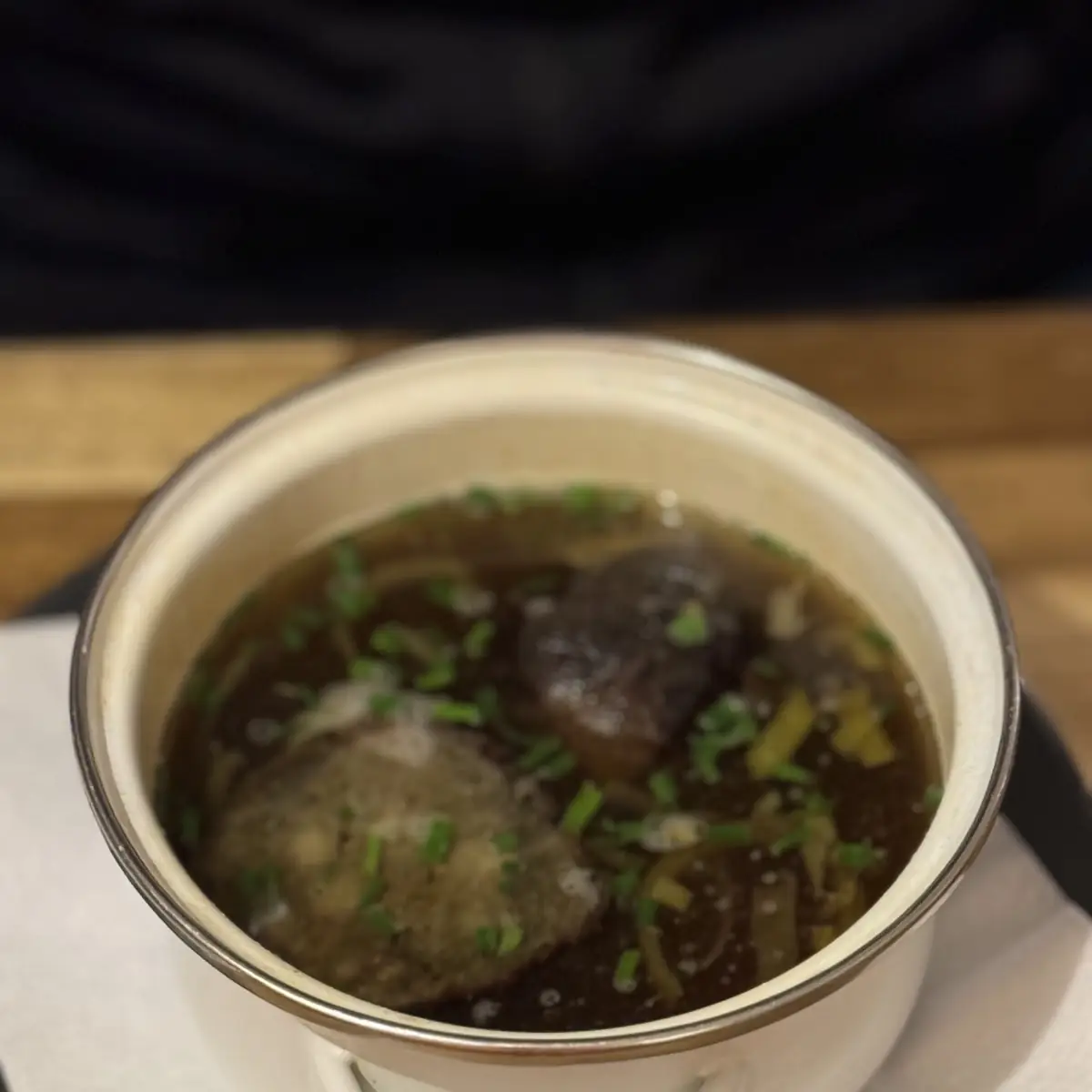 Homemade Liver Dumpling Soup